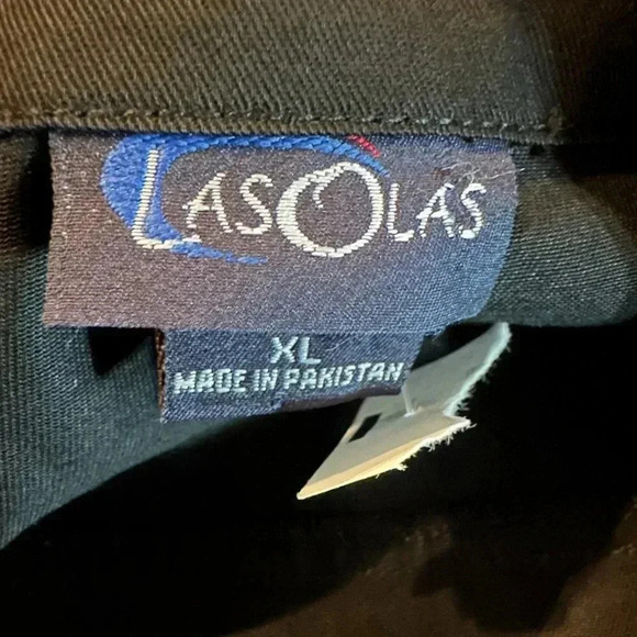 Las Olas black dolphin light jacket size XL - Picture 9 of 11